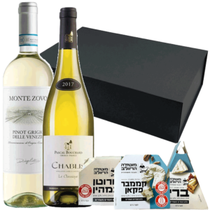 מארז גבינות ויין