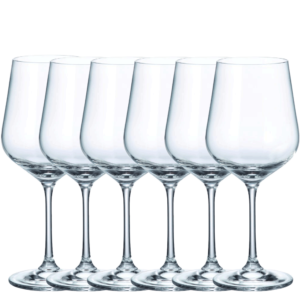 שישיית כוסות יין קריסטל 600 מ"ל