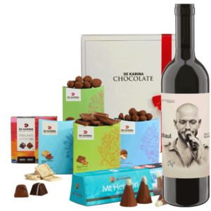 מארז יין ומארז שוקודל דה קרינה הומלנד